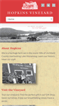 Mobile Screenshot of hopkinsvineyard.com